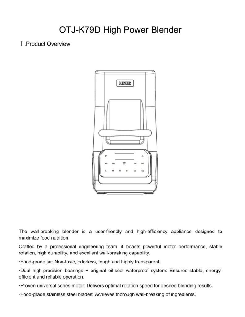 G6 Commercial Blender Safety Notes and Power Socket Requirements