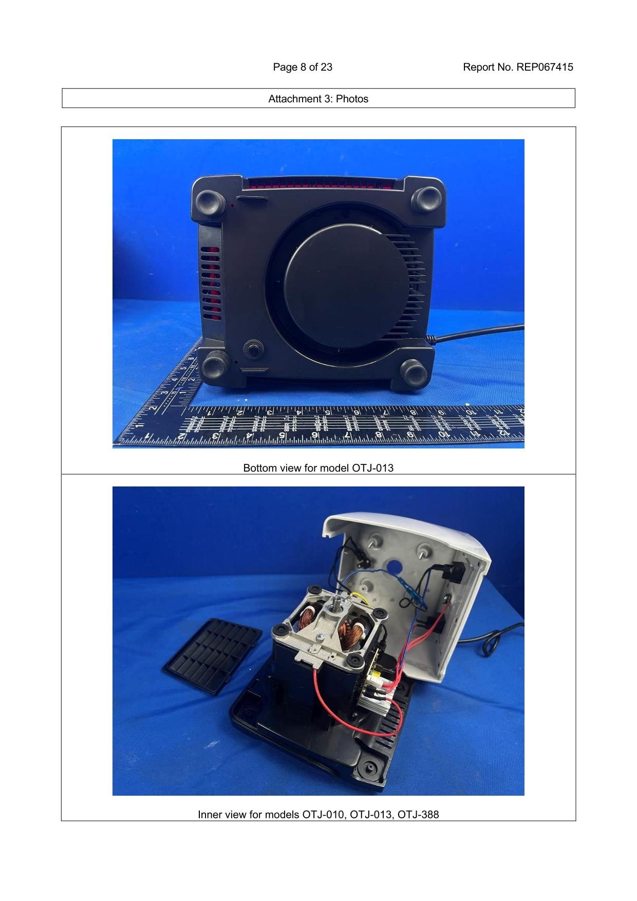 Disassembled view showing copper motor, internal wiring, and base components of commercial blender