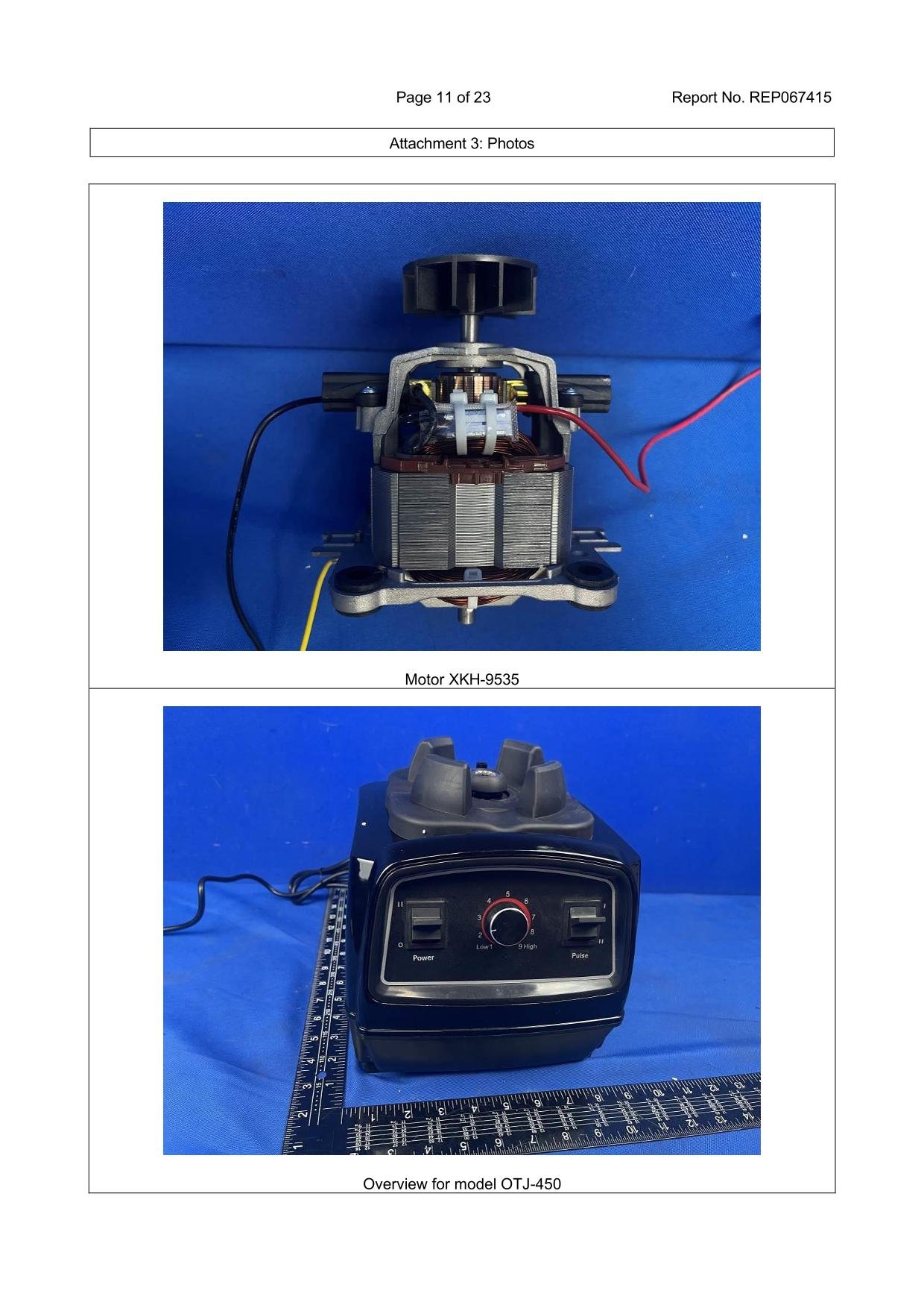Heavy-duty commercial blender motor model XKH-9535 with pure copper coils and fan