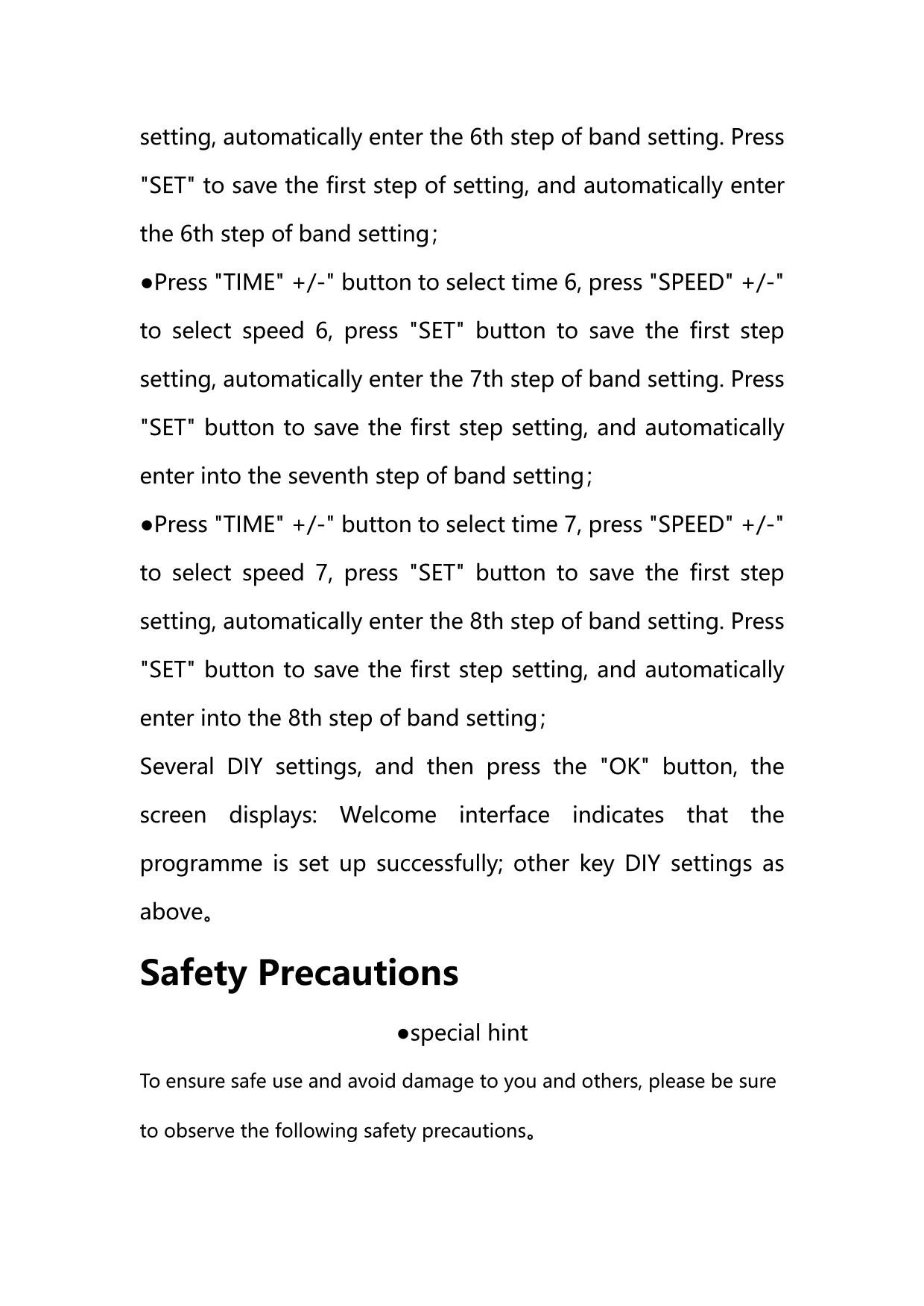 Safety Precautions Page 10