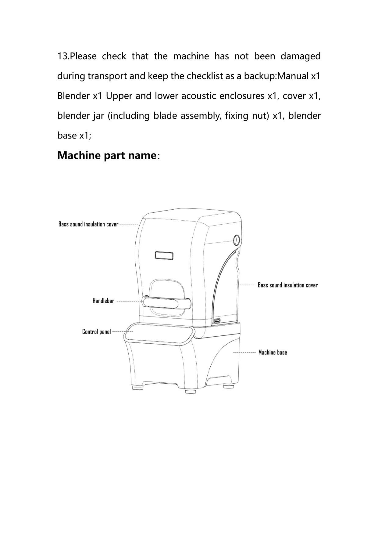 G6 Commercial Blender Control Panel Page 4
